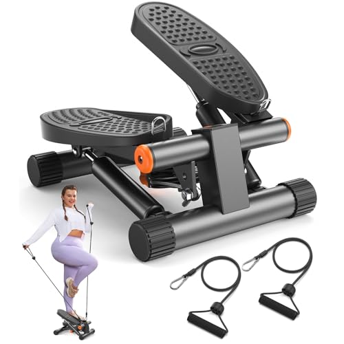 Mini Stepper with Resistance Bands and LCD Monitor P8757
