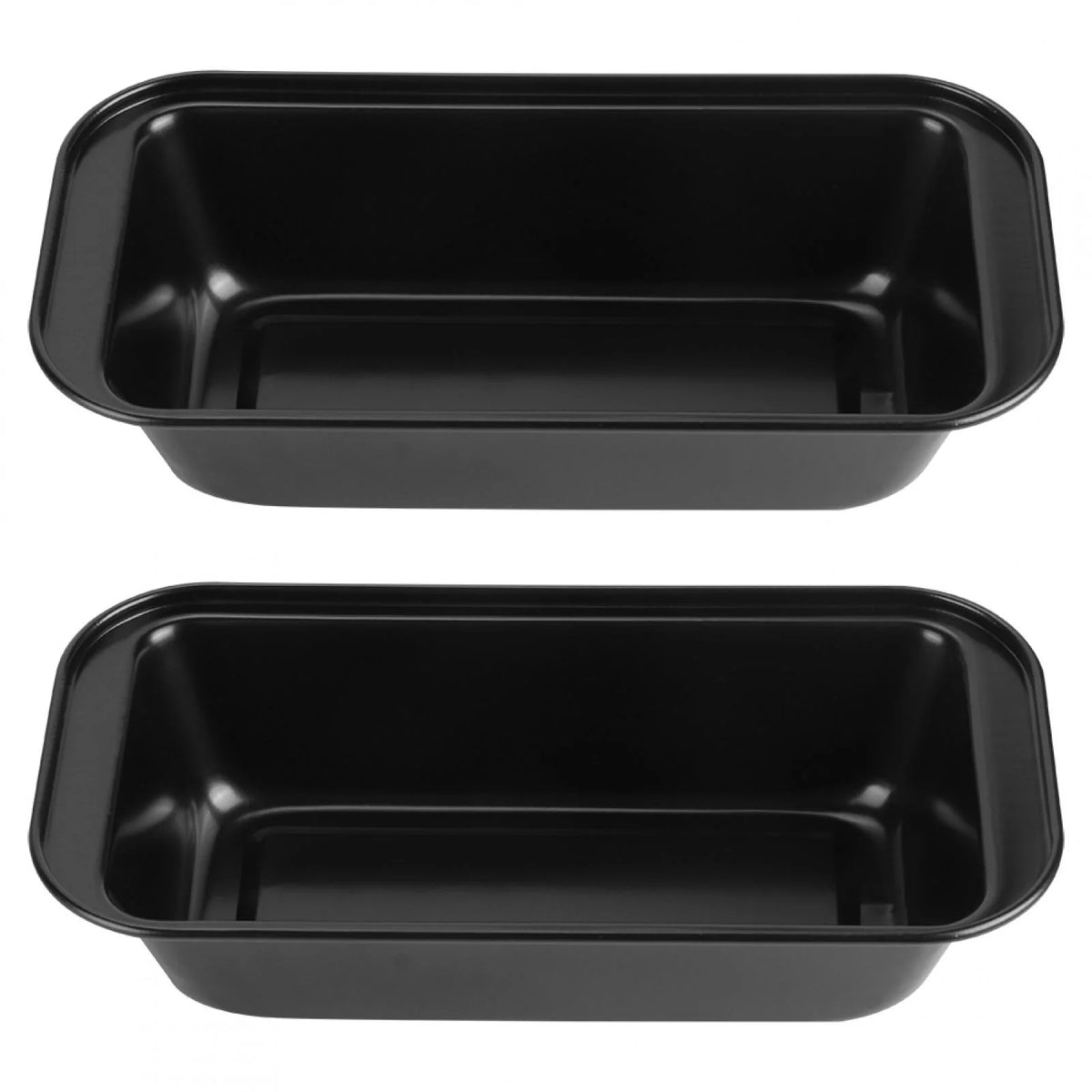 Mini moldes rectangulares antiadherentes de acero al carbono para pan V660