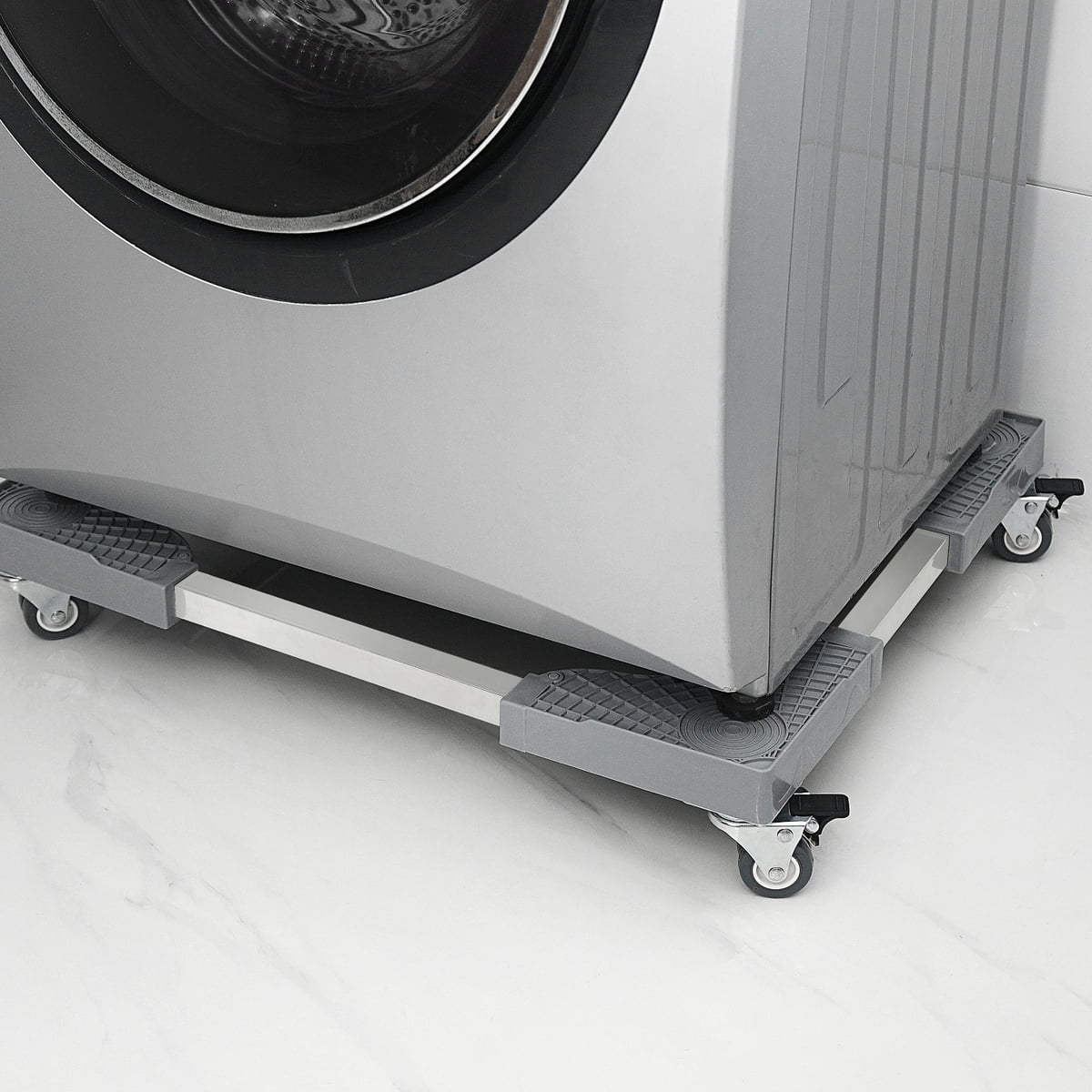 Adjustable Washing Machine and Dryer Stand with 4 Lifting Feet W602907