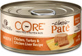 Grain-Free Pate Canned Cat Food, Chicken, Turkey & Chicken Liver, 5.5 oz Case of 24 O408