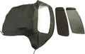 Cabrio Convertible Soft Top Roof with Plastic Window Black H469