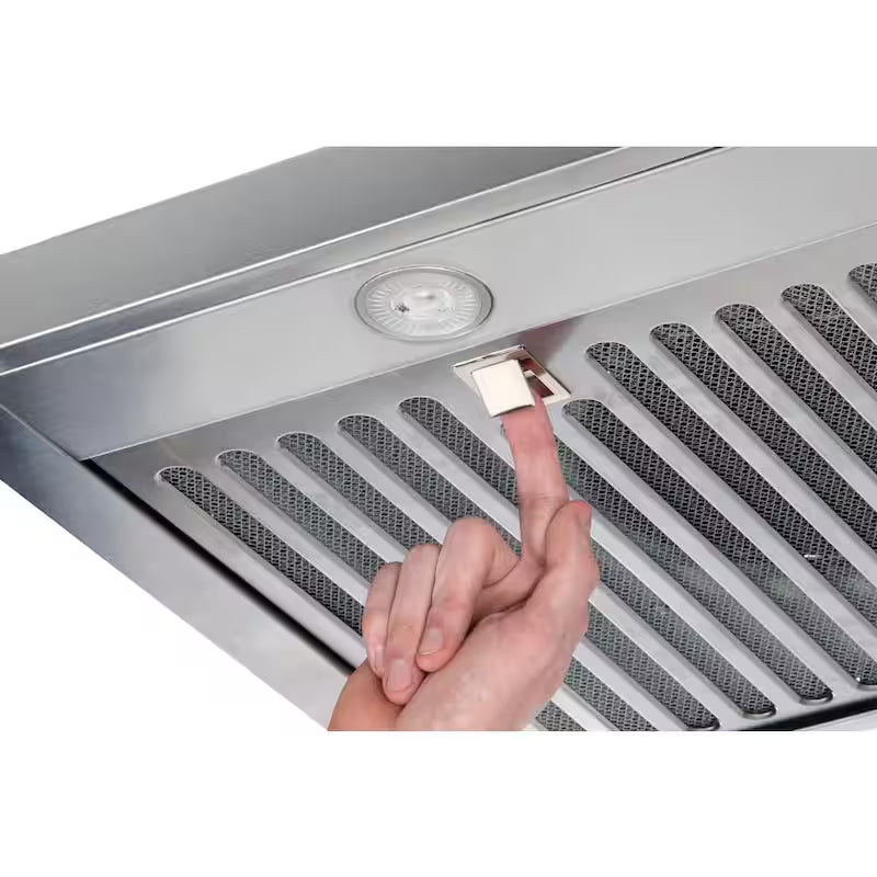 30 in. 340 CFM Convertible Under Cabinet Range Hood in Stainless Steel X632