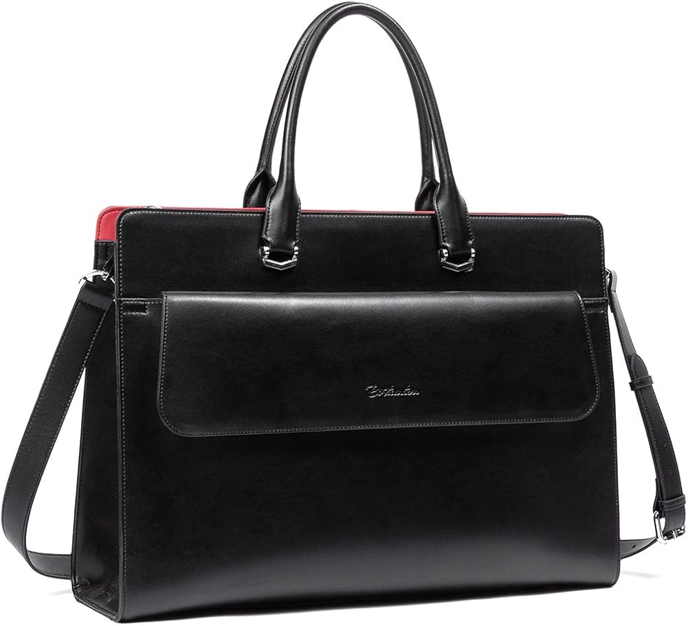 15.6 Inch Leather Laptop Shoulder Bag M1012