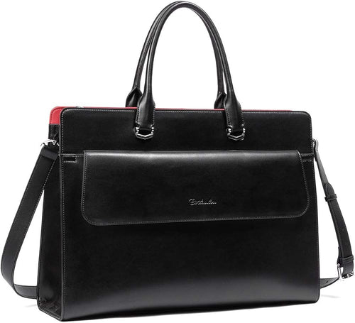 15.6 Inch Leather Laptop Shoulder Bag M1012