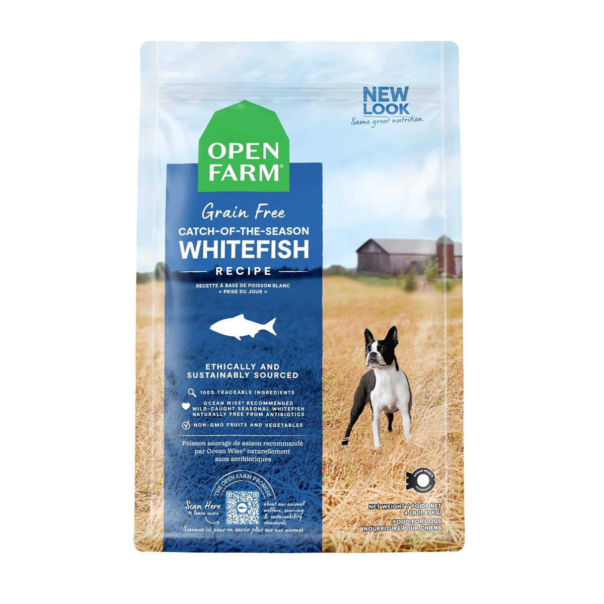 Grain Free Whitefish Dry Dog Food K39717