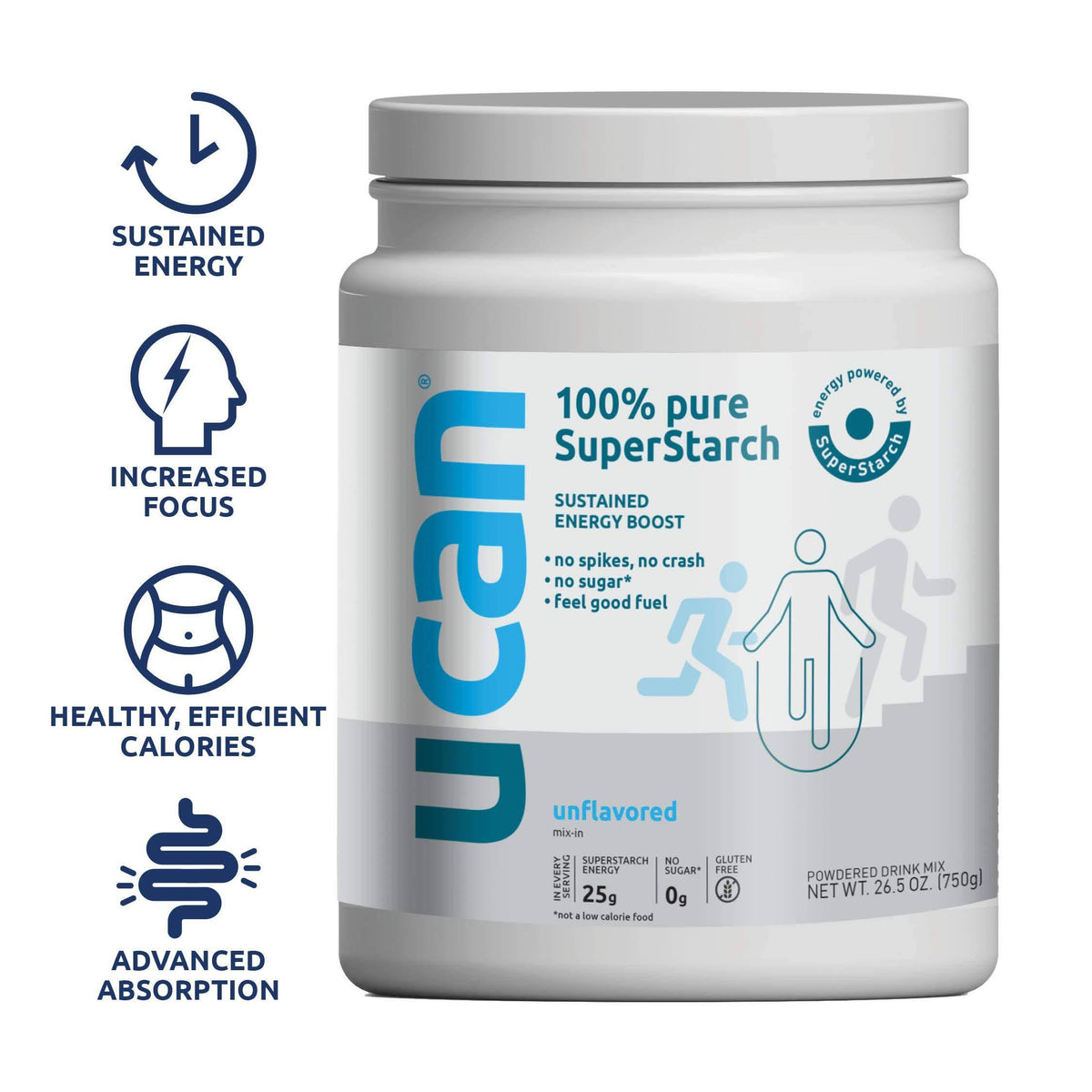 Plain SuperStarch Tub - 30 Servings W570831