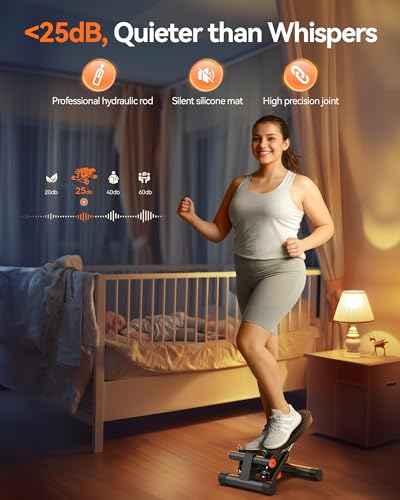 Mini Stepper with Resistance Bands and LCD Monitor P8757