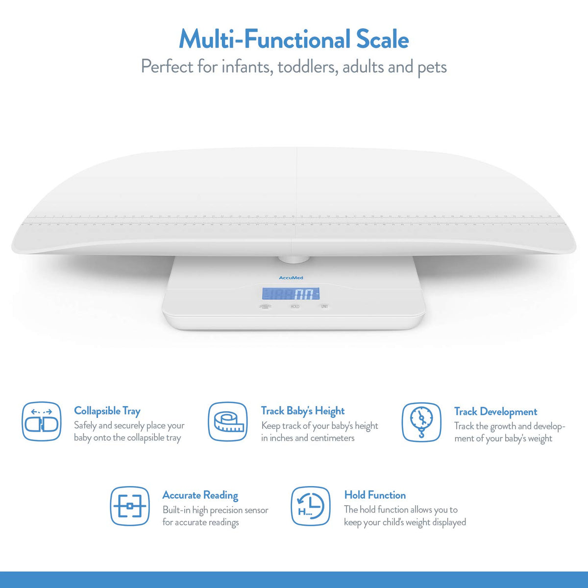 Digital Baby Scale with Blue Backlight Z819