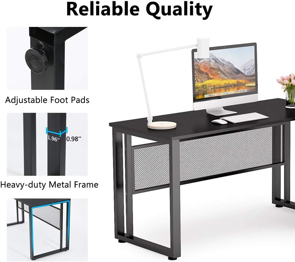 L-Shaped Computer Desk with File Cabinet K519708