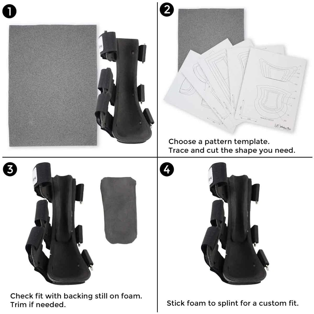 Dog Front Leg Splint with Foam Inserts J456