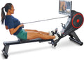 Smart Rowing Machine with 22 HD Rotating Touchscreen V75058