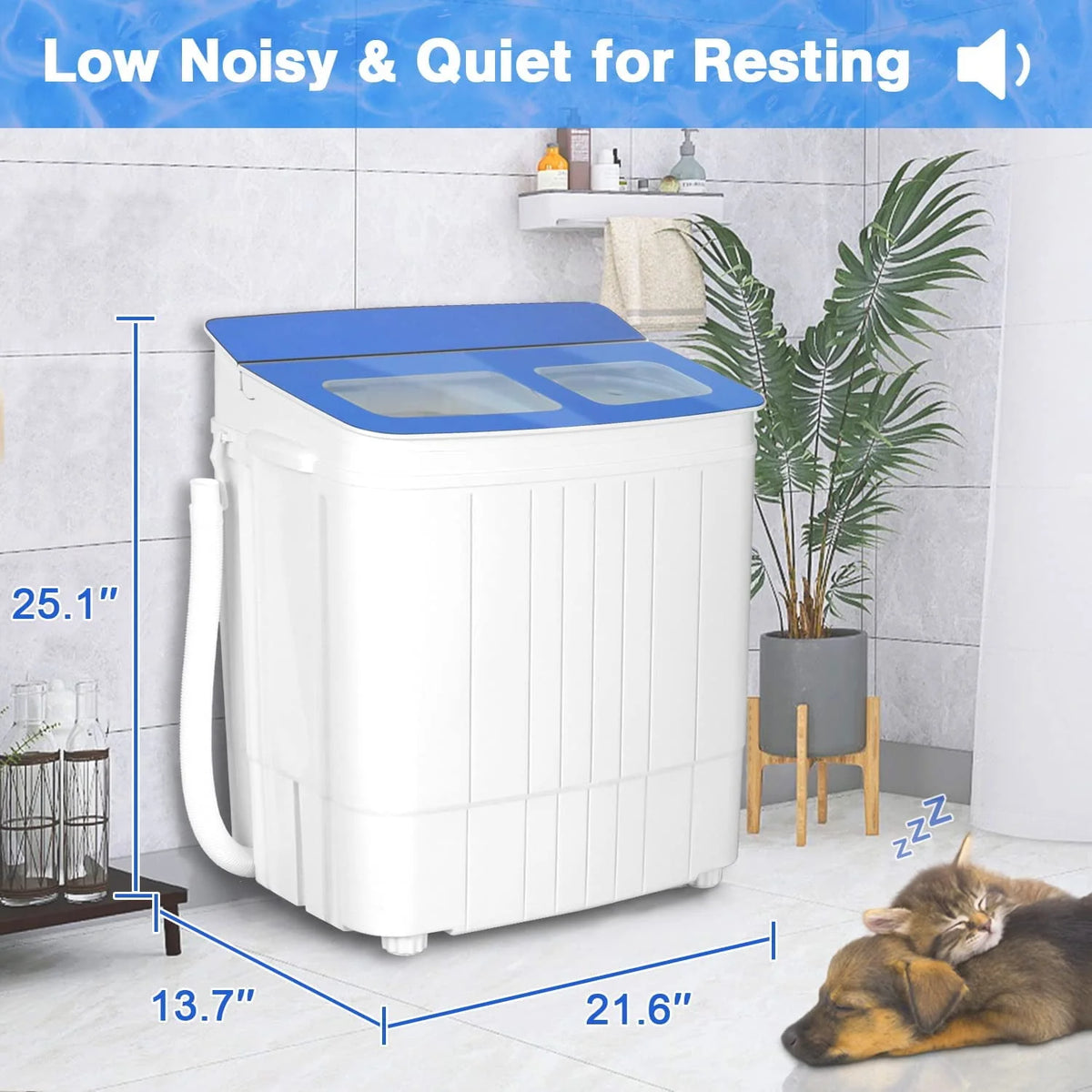Portable Mini Twin Tub Washing Machine N73948
