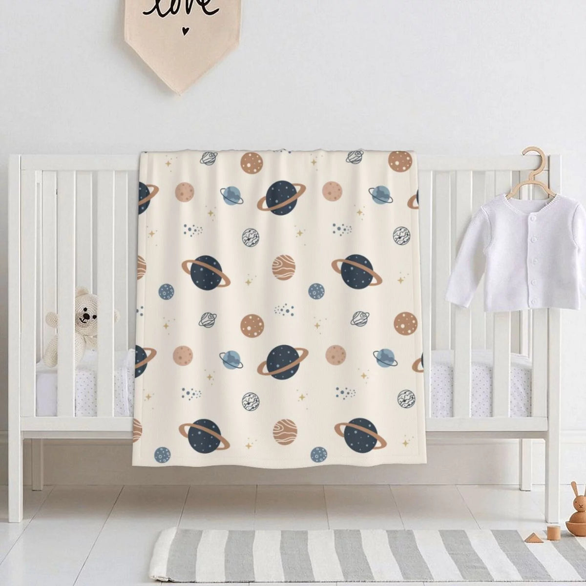 Soft Polyester 40 x 30 Inch Baby Blanket L576129