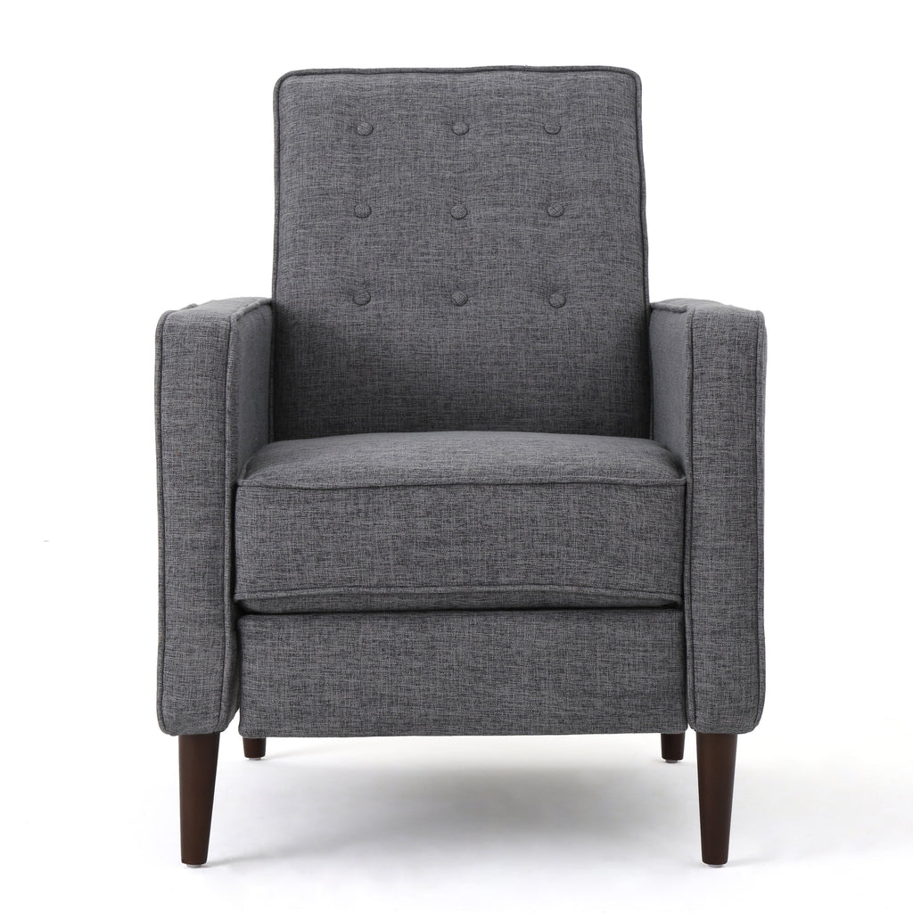 Grey Fabric Recliner U64375