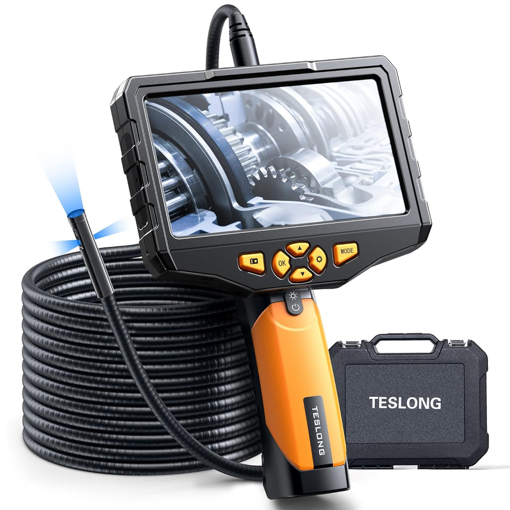 16.4ft Waterproof Flexible Borescope Inspection Camera with Light L96616