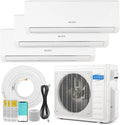 3 Zone 27000 BTU WIFI Mini Split AC/Heating System W4909