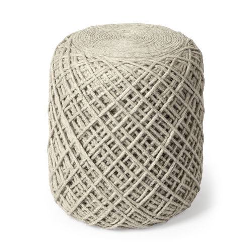 Oatmeal Pouf R369