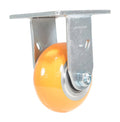 4 x 2 in. Aluminum Rigid Caster Orange E3021