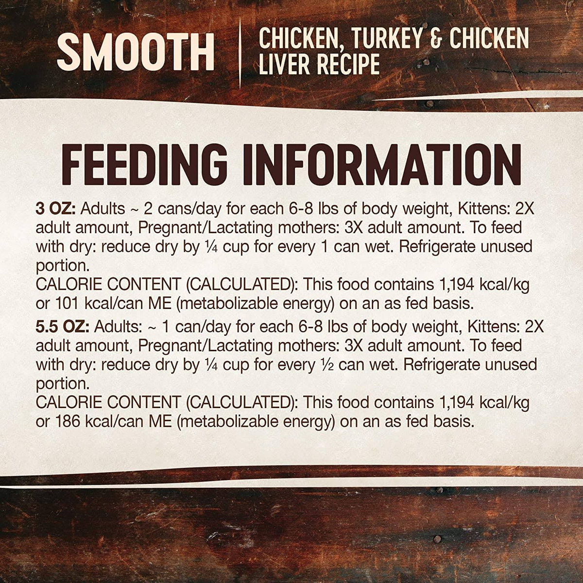 Grain-Free Pate Canned Cat Food, Chicken, Turkey & Chicken Liver, 5.5 oz Case of 24 O408