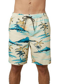 Bone Palm Trees Board Shorts I636