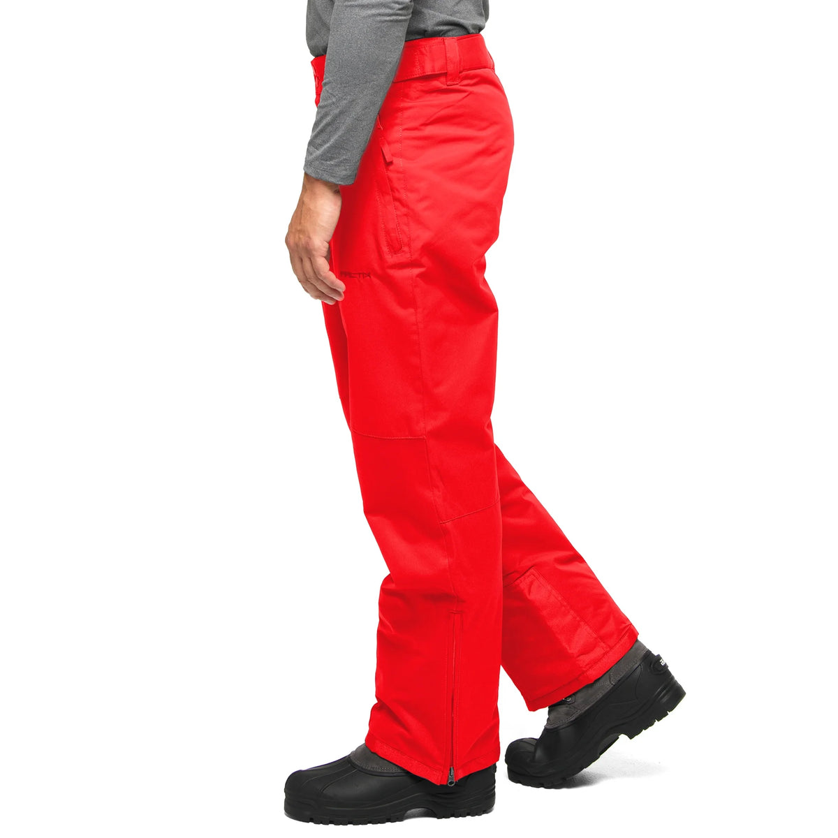 Red Insulated Winter Pants D501