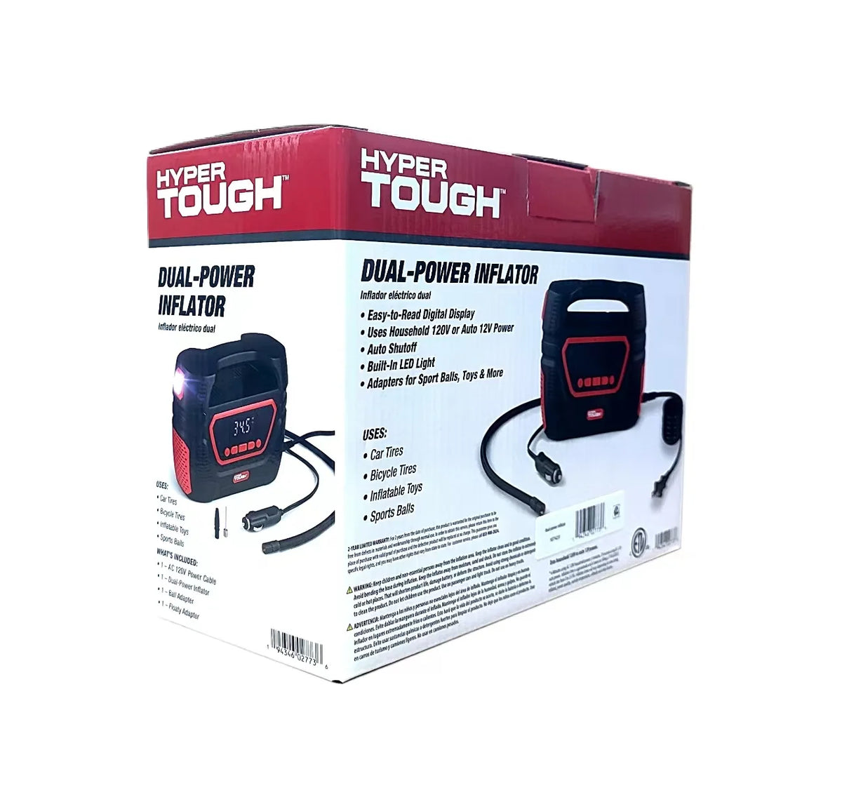 Dual Power Digital Inflator 12V 120V Z821