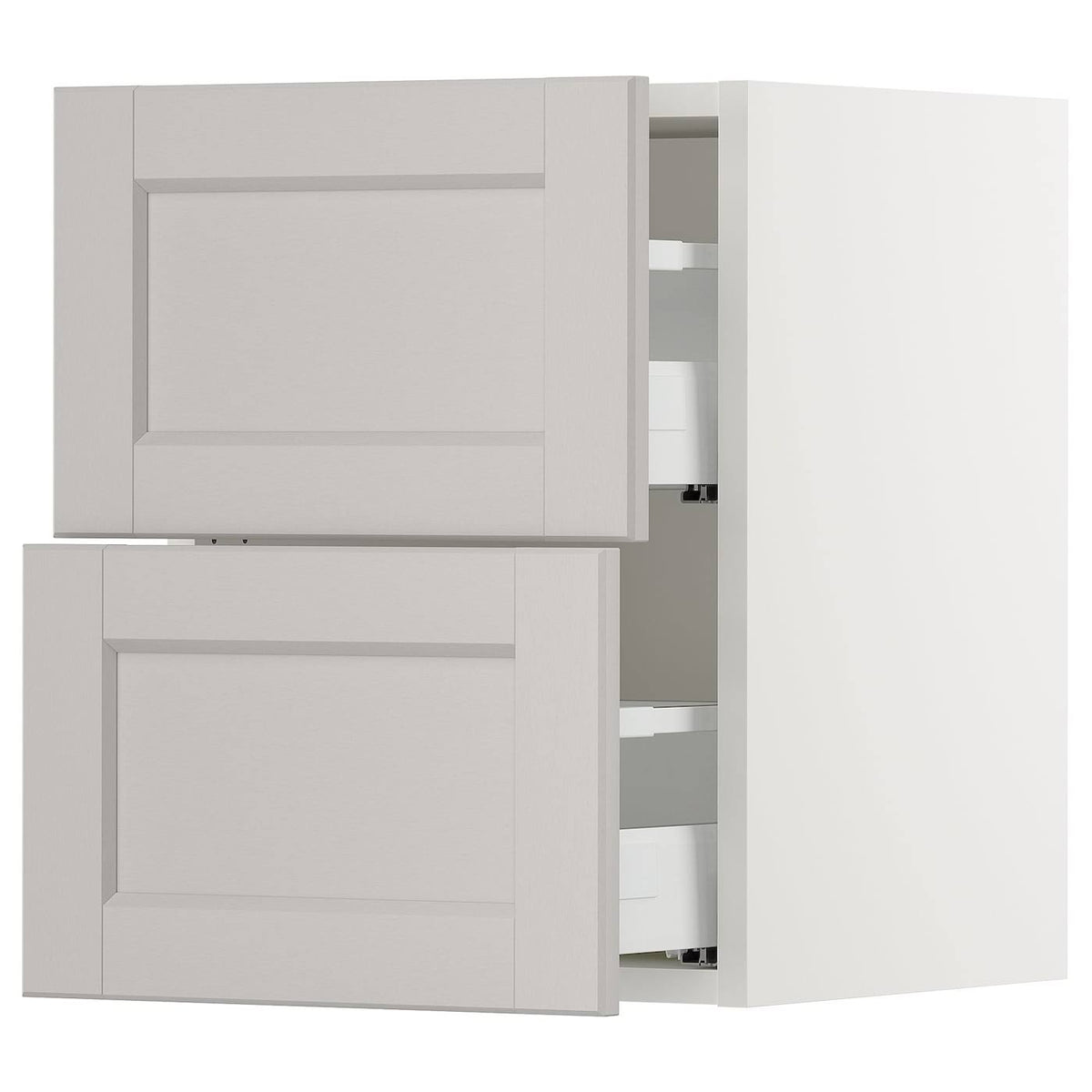 White Wall Cabinet with 2 Drawers K9800