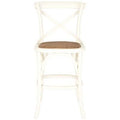 Distressed Ivory Bar Stool Y58049