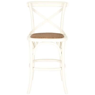 Distressed Ivory Bar Stool Y58049