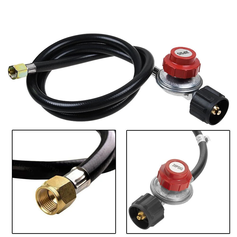 4FT Low Pressure Propane Regulator Hose for BBQ Gas Grill Heater Stove Burner V473