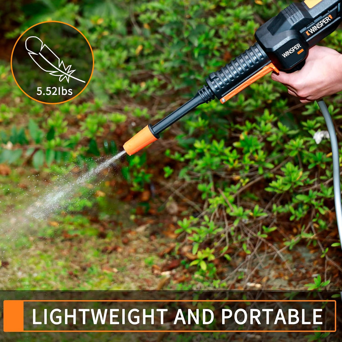 Cordless Pressure Washer 15AH 1160 PSI 20V O63903