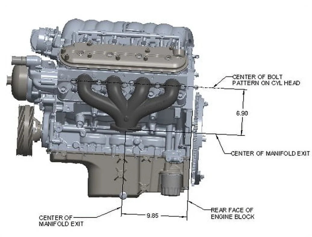 Center Dump Natural Exhaust Manifolds W54591