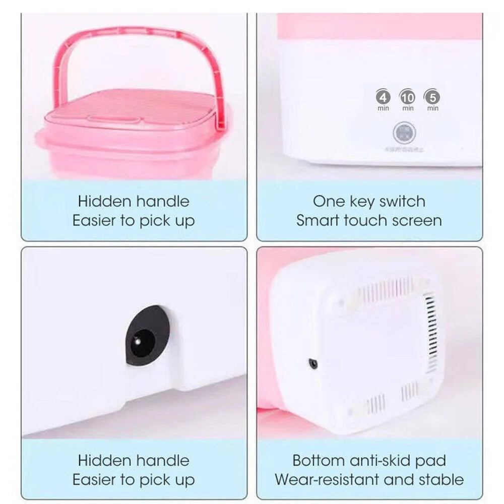Pink Mini Folding Washing Machine J1452