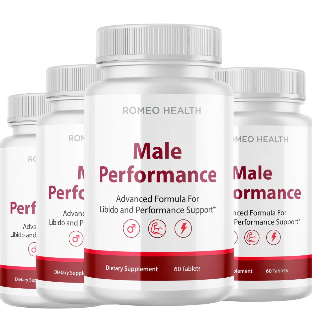 4 Bottles Male Performance 60 Capsules Y9674