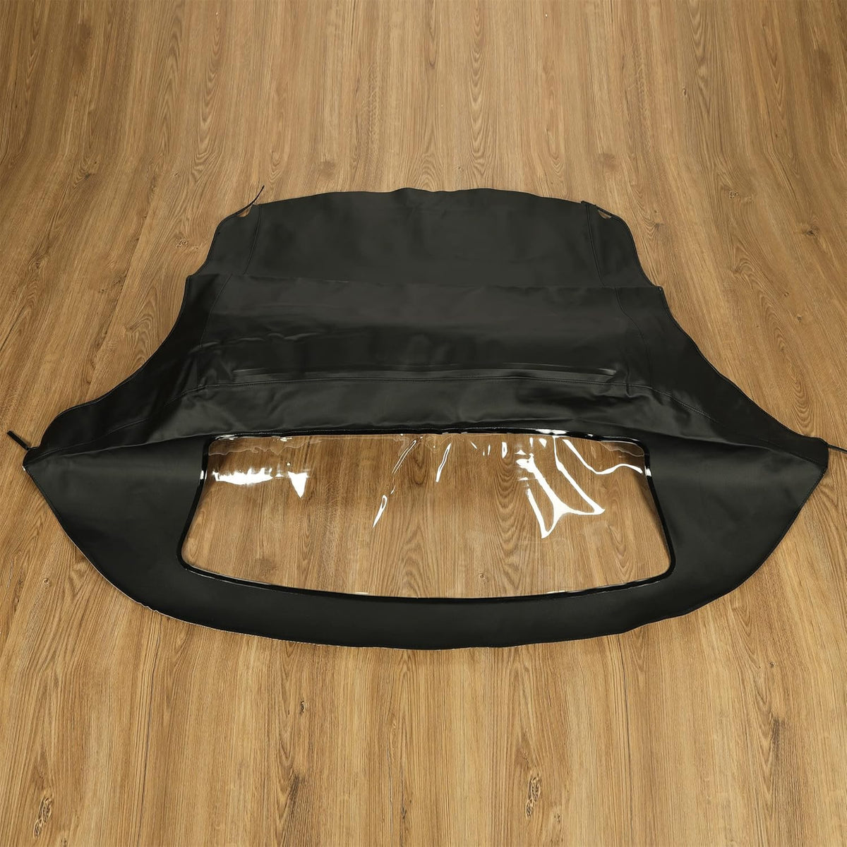 Cabrio Convertible Soft Top Roof with Plastic Window Black H469