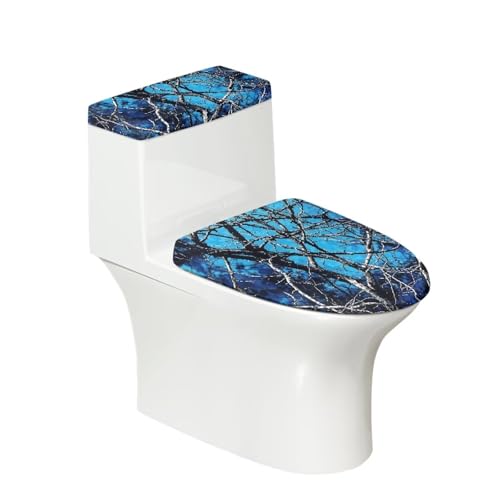 Christmas Toilet Seat Cover Set Elongated Toilet Lid Cover Z3561