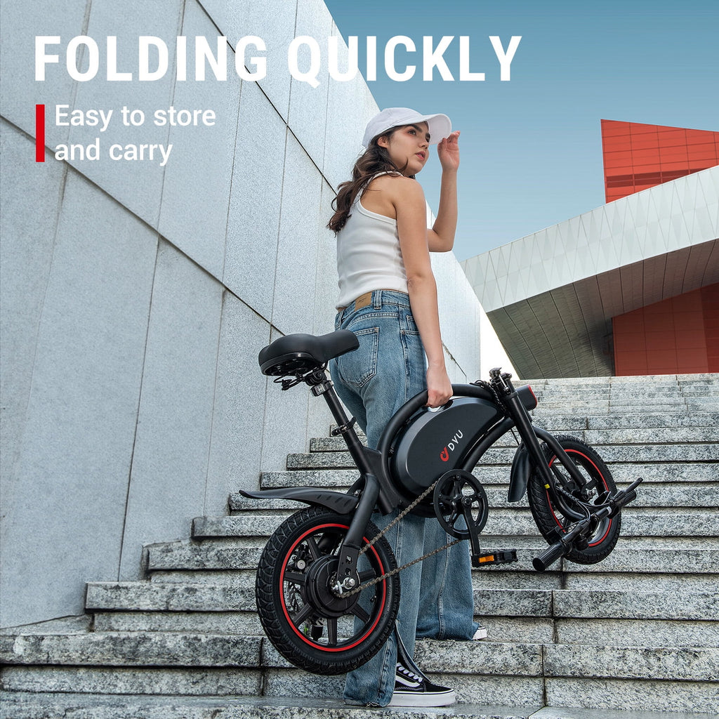 14 Folding Electric Bike 250W 36V 10Ah Pedal-Assist N6339