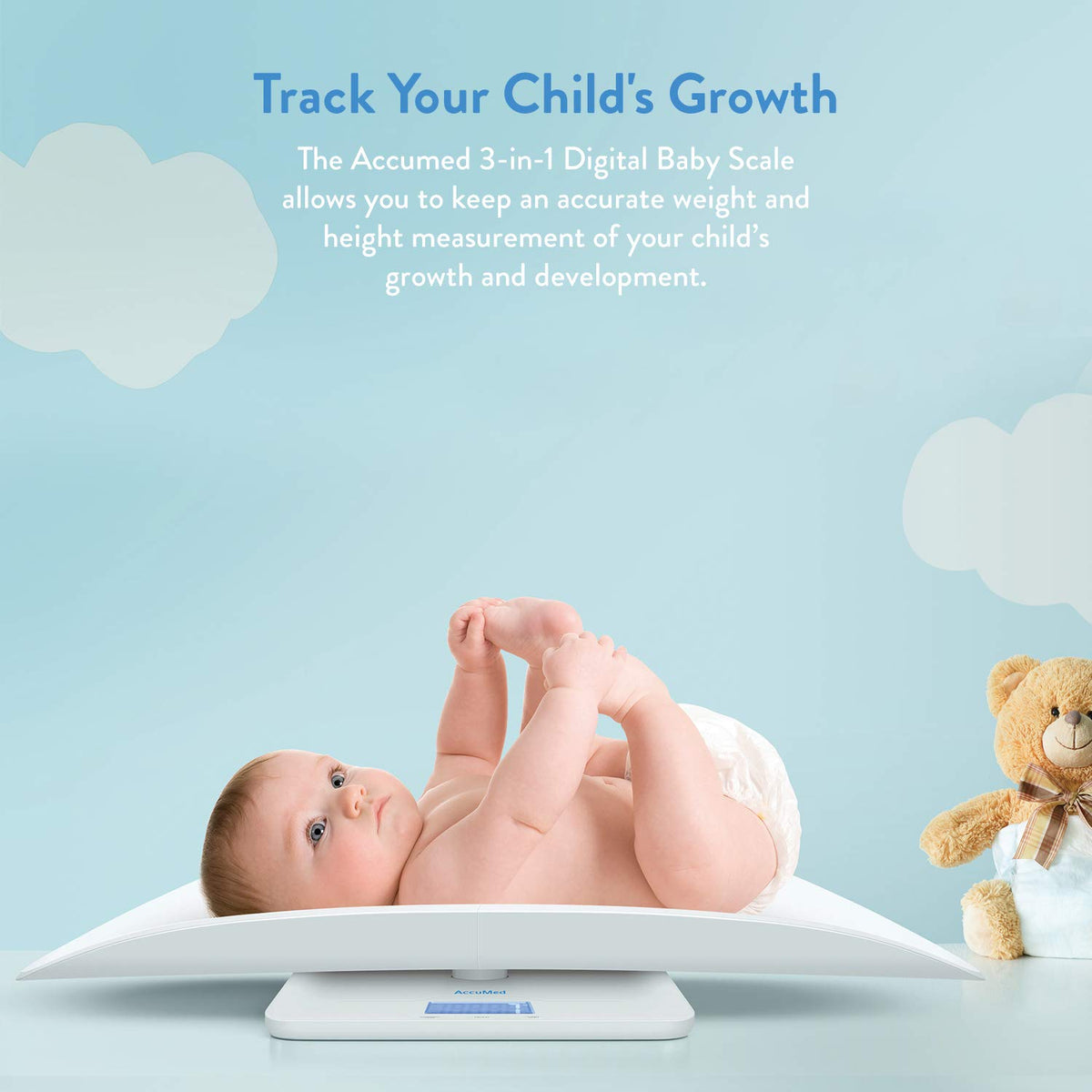 Digital Baby Scale with Blue Backlight Z819