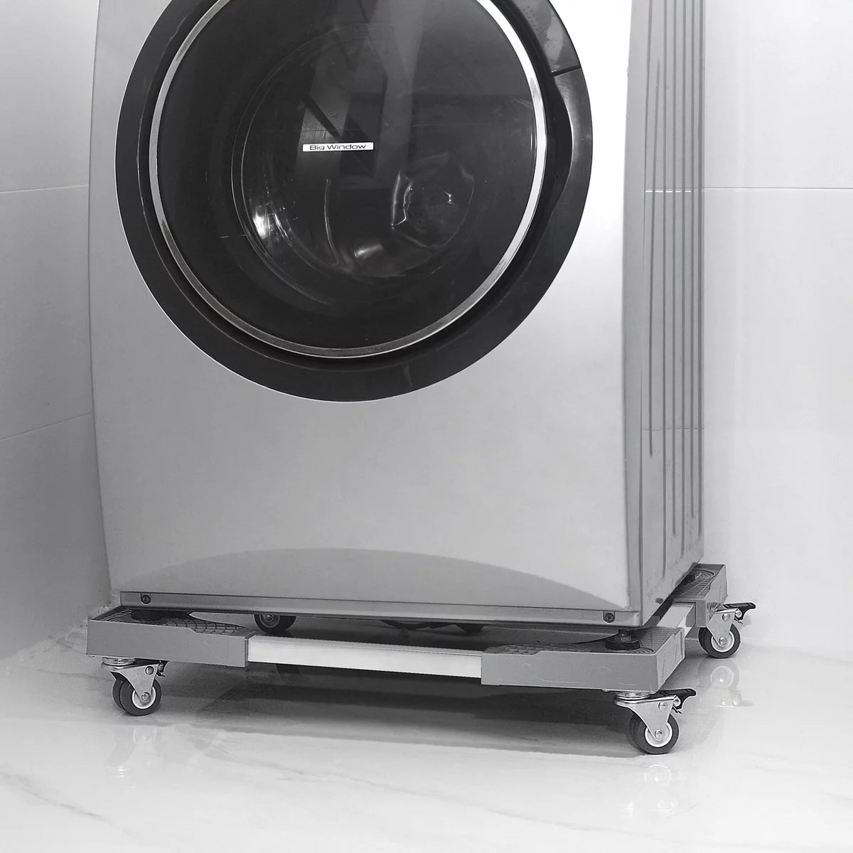 Adjustable Washing Machine and Dryer Stand with 4 Lifting Feet W602907