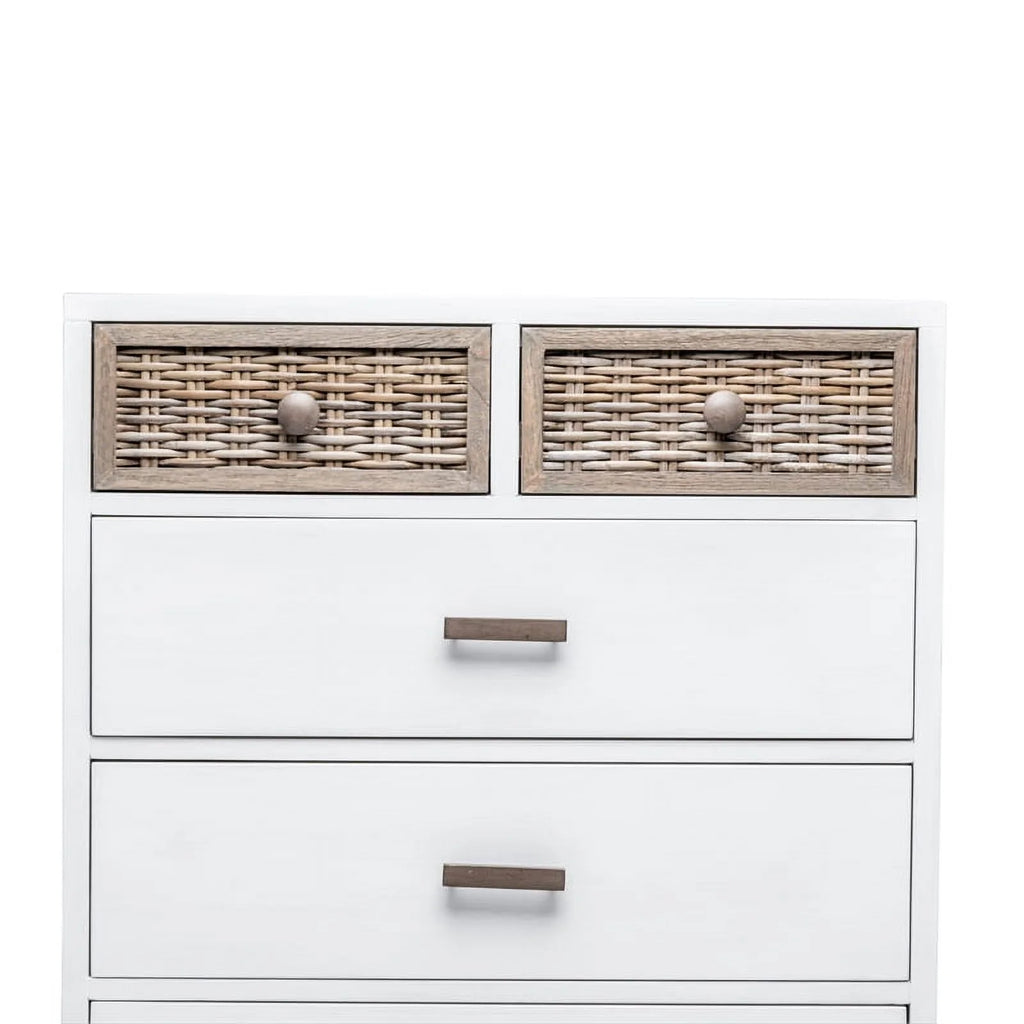 6 Drawer White Chest M44297
