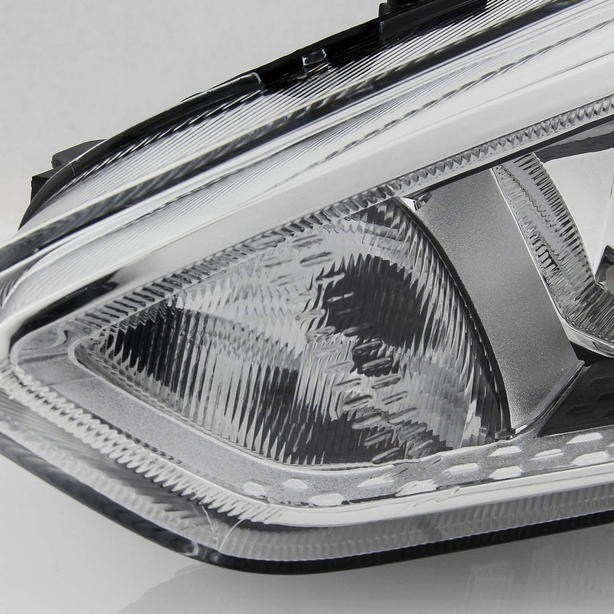 Chrome Bezel Halogen Headlight Driver Left Side E484043