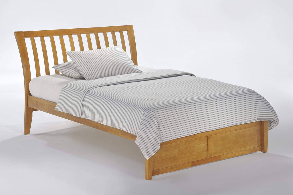 King Nutmeg Bed Medium Oak A804218