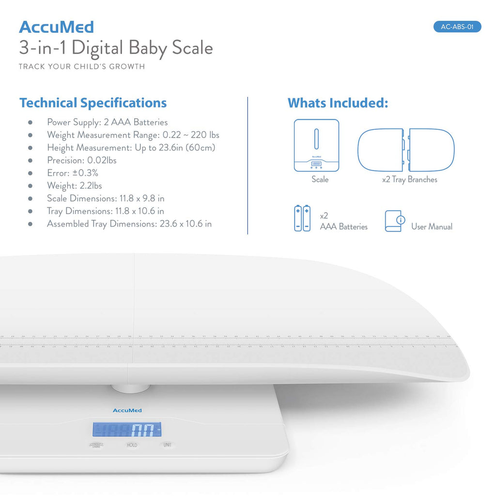 Digital Baby Scale with Blue Backlight Z819