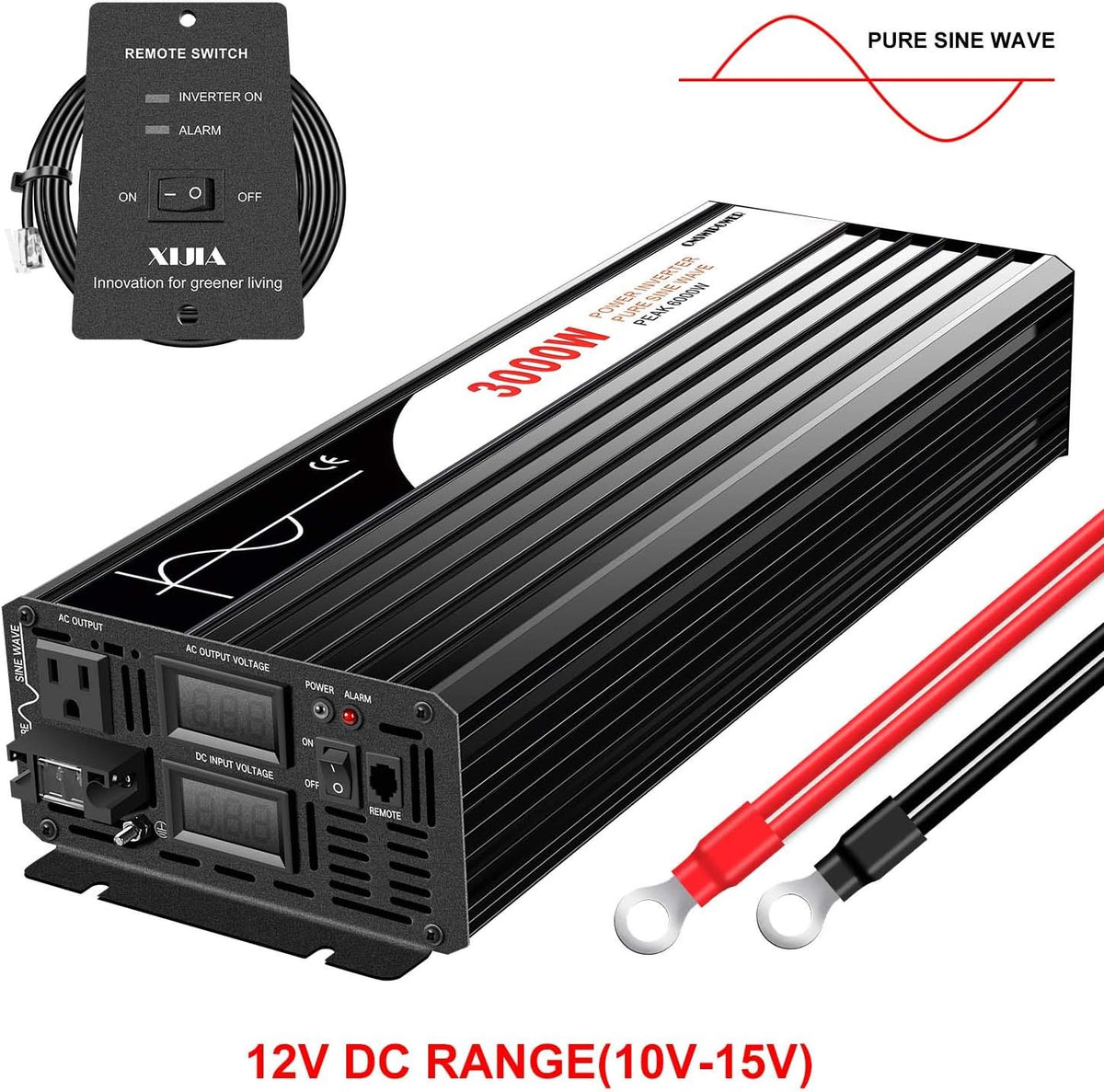 3000W DC 48V to 110V 120V AC 60Hz Pure Sine Wave Solar Inverter L216
