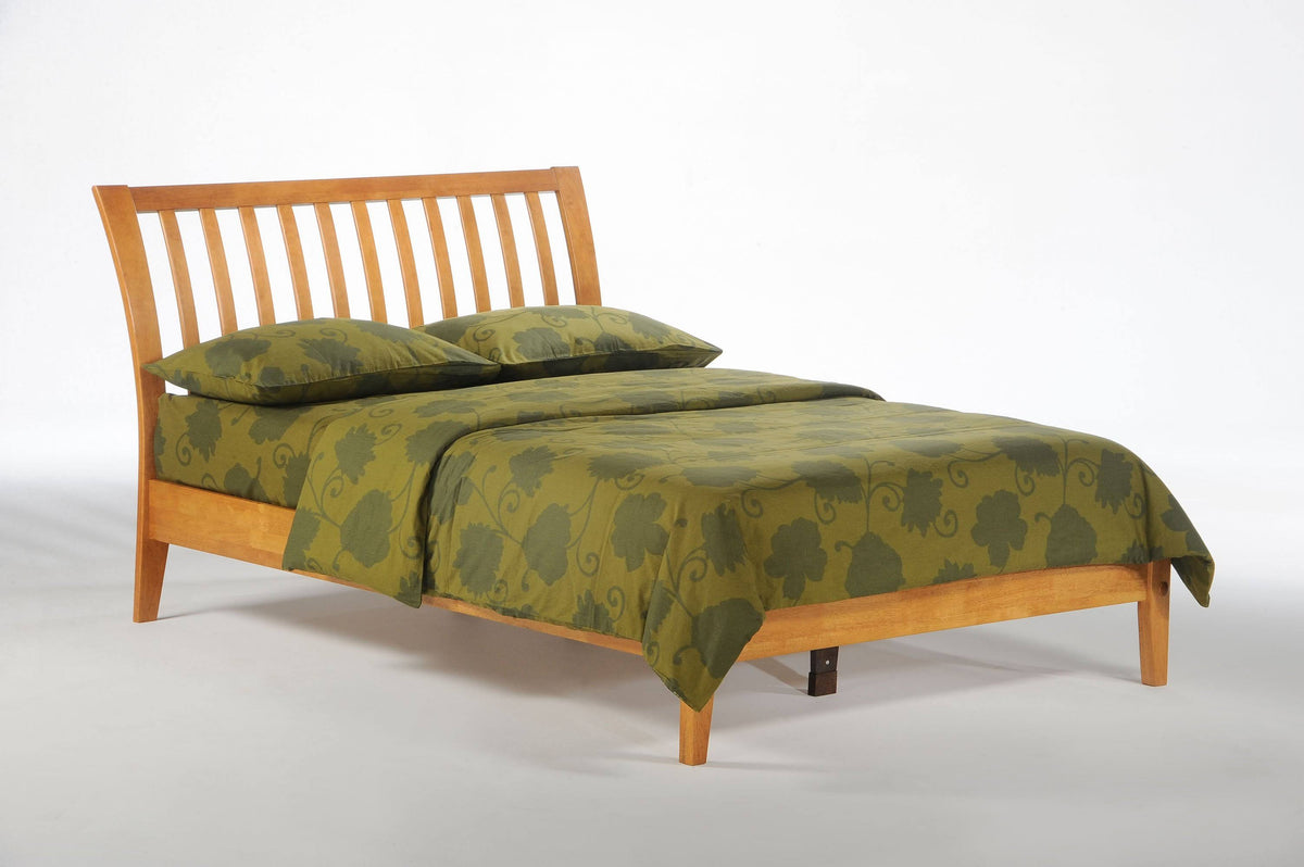 King Nutmeg Bed Medium Oak A804218