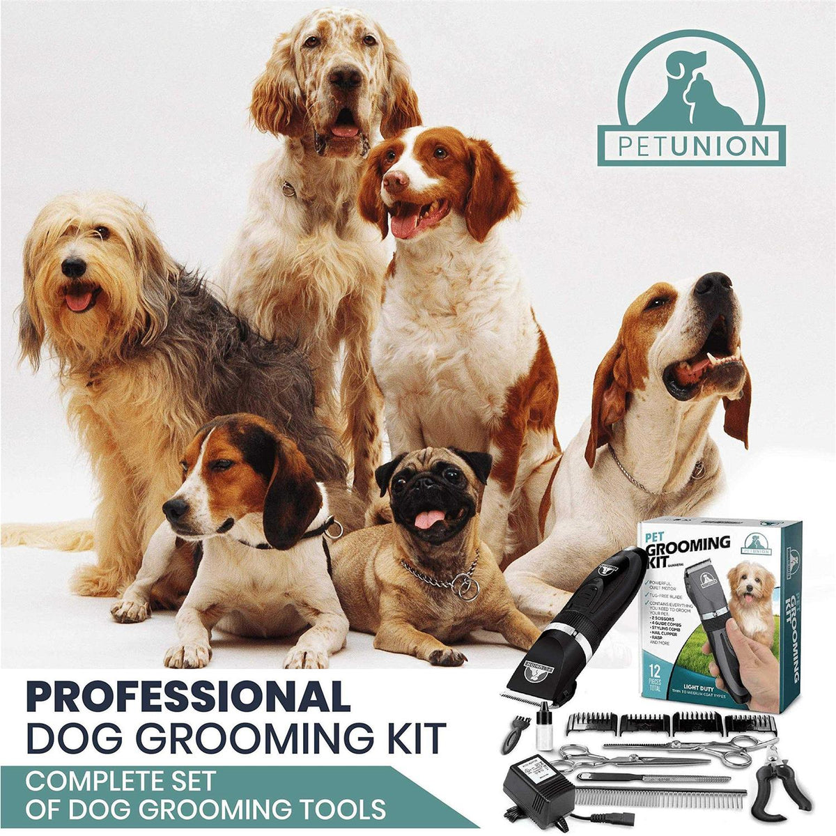 Cordless Low Noise Dog Grooming Clippers U60234