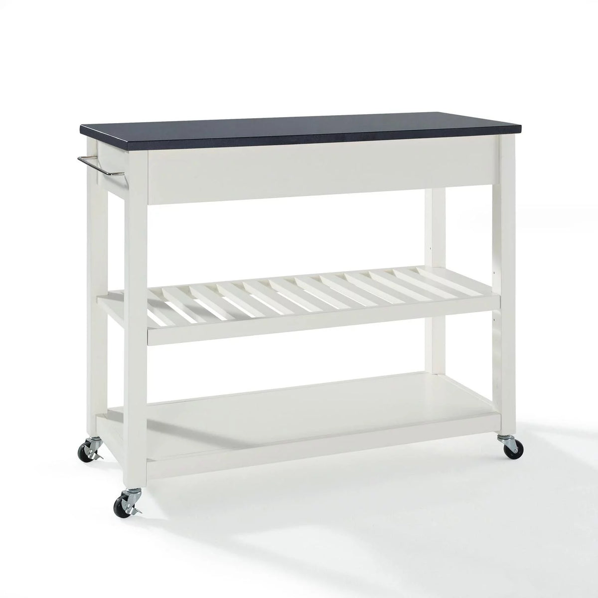 Southwestern Style Granite Top Kitchen Prep Cart E16911