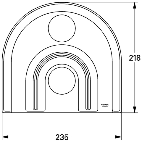 Chrome Escutcheon R14200