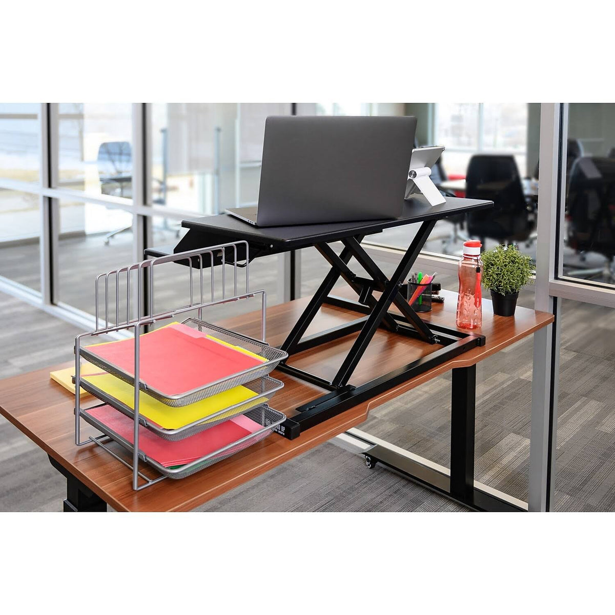 Black Standing Desk Converter X3063