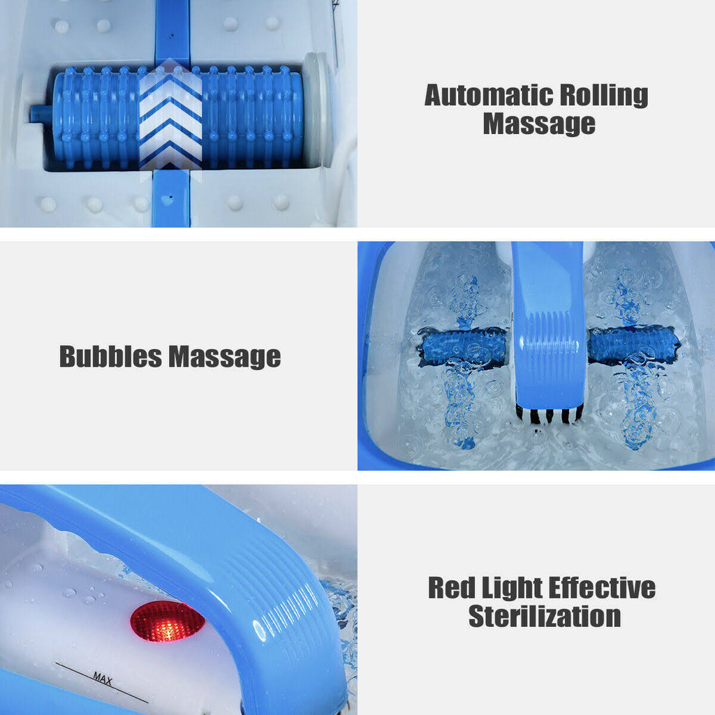 Blue Electric Foot Bath Massager S825